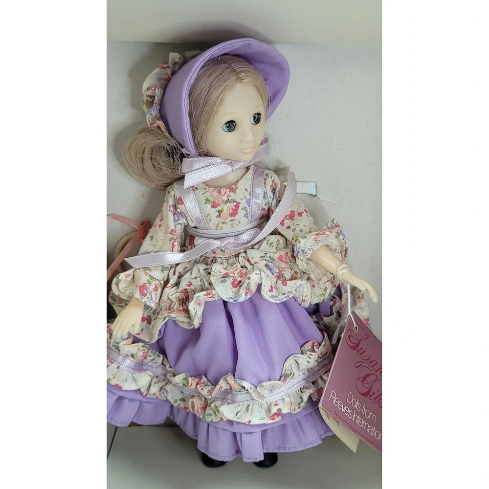 Vintage NIB Suzanne Gibson Little Bo Peep Doll Reeves International Floral